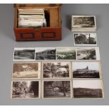 Kiste mit Postkarten und Fotokartenmeist vor 1945, ca. über 150 Stück, meist Deutschland, alle
