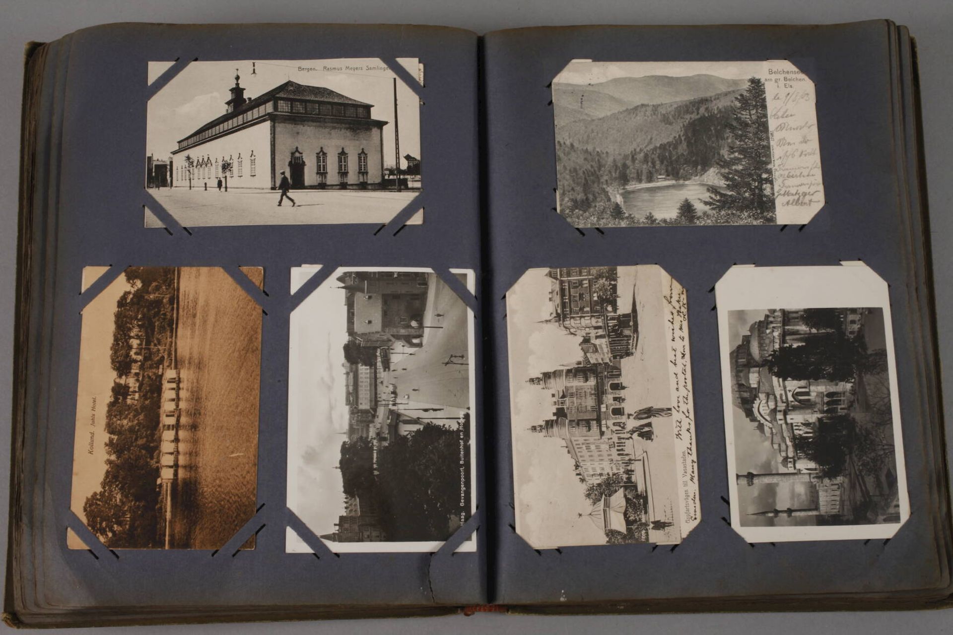 Ansichtskartenalbum Europavor 1945, ca. 300 vorwiegend topographische Ansichtskarten, teilweise - Bild 5 aus 8