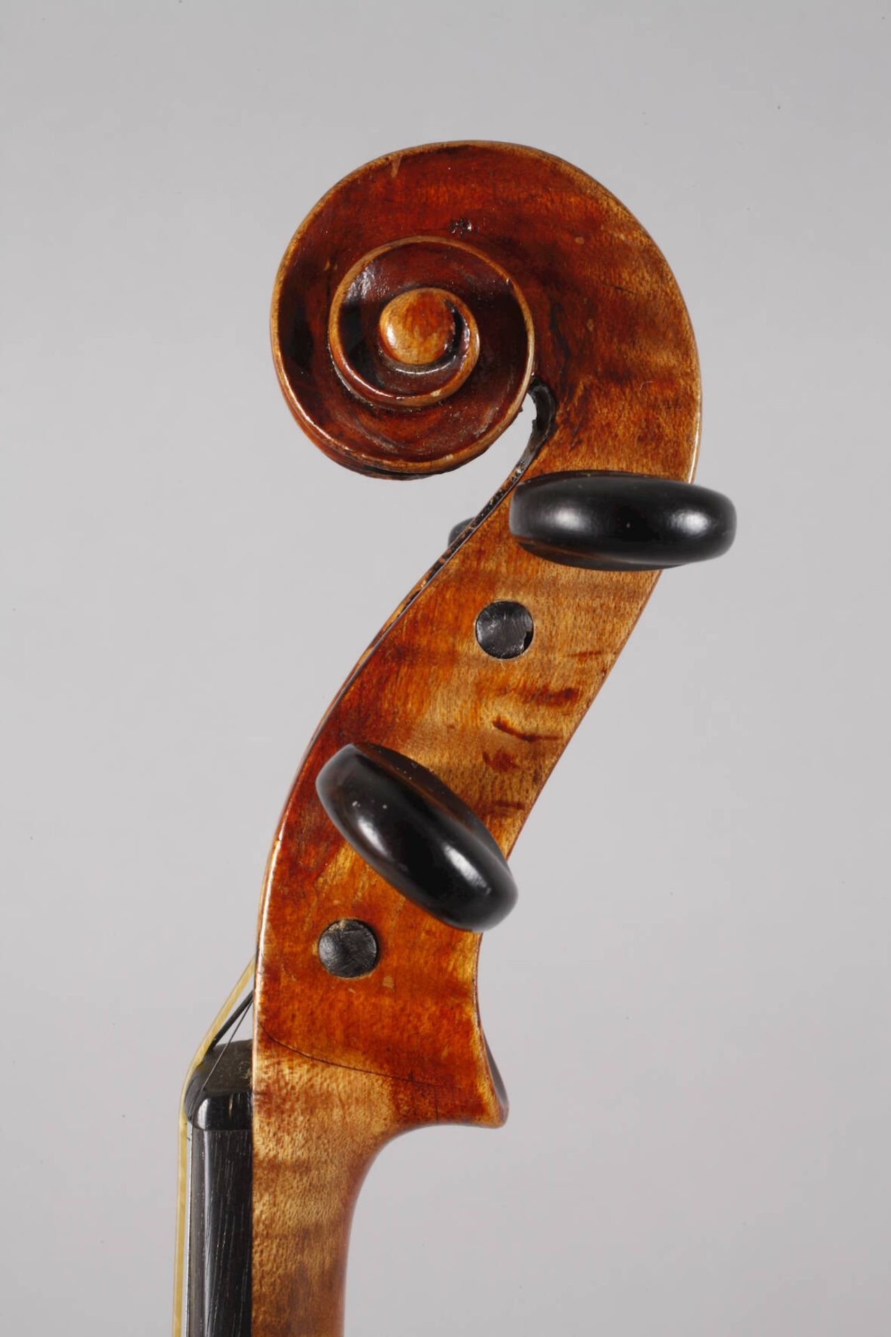 Violine im Etuiauf Klebezettel gemarkt Joan. Corul. Kloz Mittenwald, Anno 1788, ungeteilter, - Bild 4 aus 7