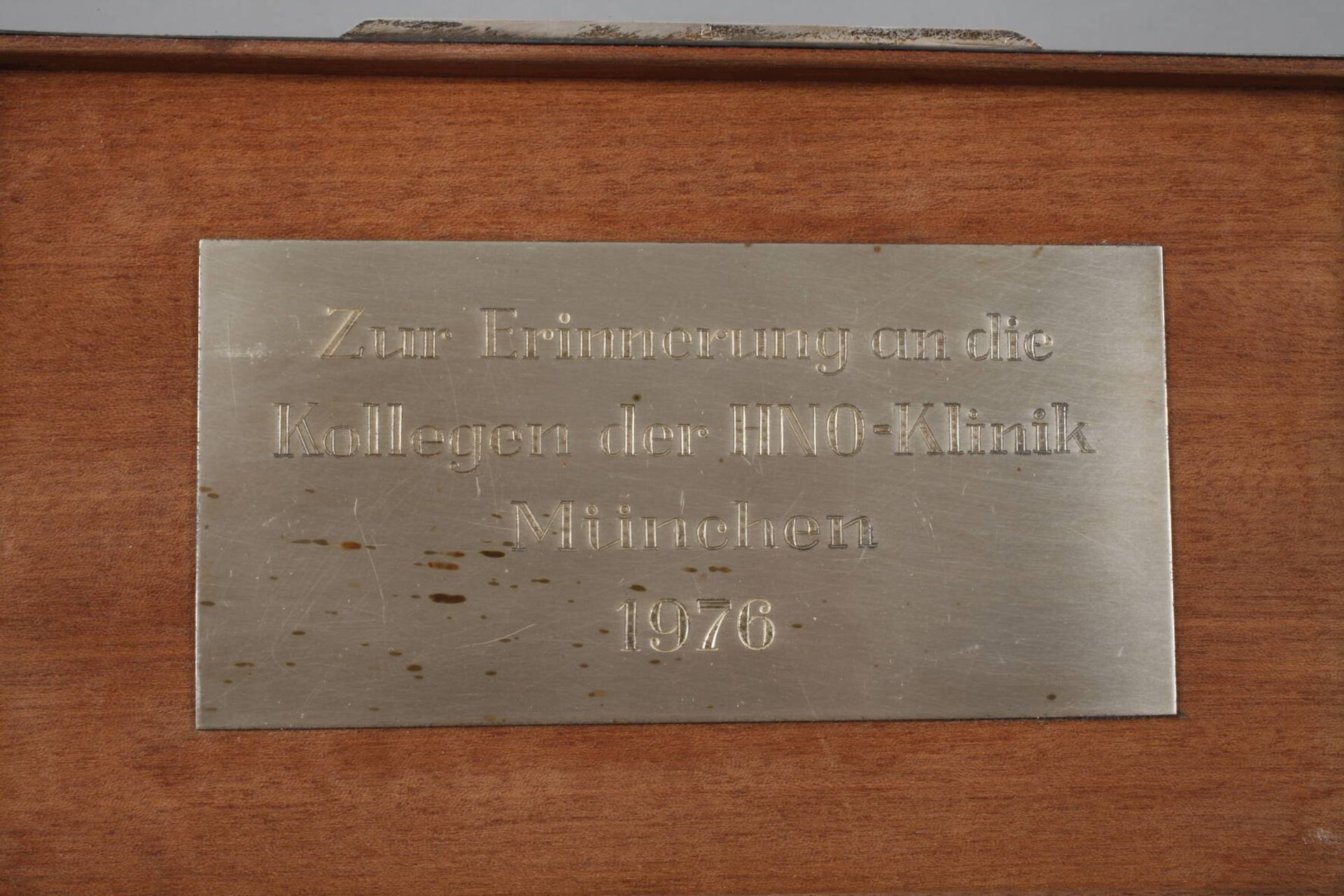 Humidor Silber2. Hälfte 20. Jh., gestempelt 925, Halbmond, Krone, Sterling, Herstellermarke HW - Bild 2 aus 4