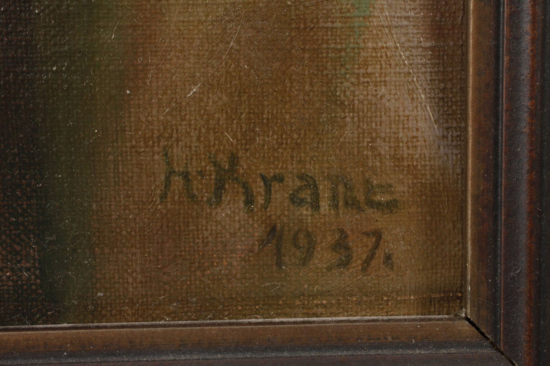 H. Krane, SoldatenportraitBrustbildnis eines jungen Mannes des 15. Regiments (wohl 15. Infantrie- - Bild 3 aus 5