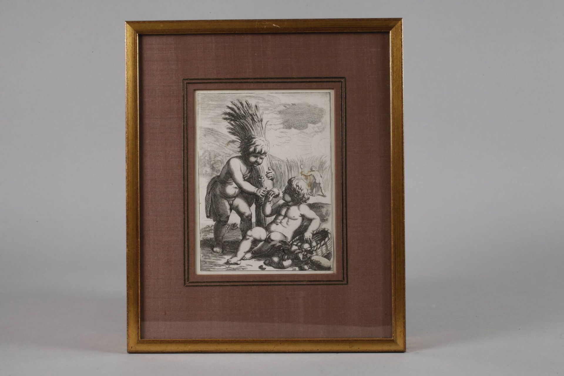 nach Cornelis Holsteijn, "Die vier Jahreszeiten"vier Blatt mit Darstellung von Putti in - Bild 2 aus 7