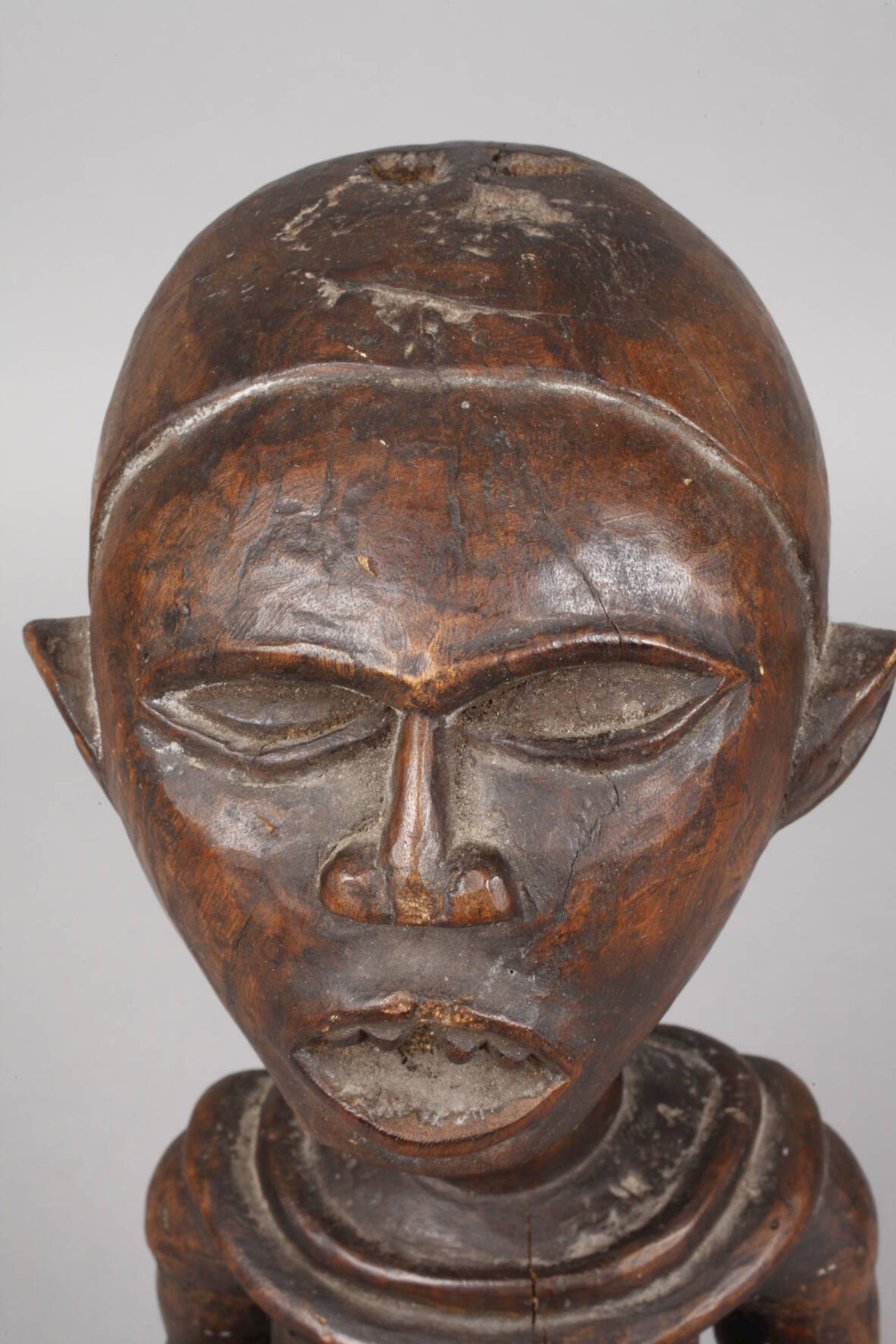 MutterfigurKongo, der Volksgruppe der Fang oder Mbala zugeordnet, braun gefärbtes, hartes - Bild 9 aus 9