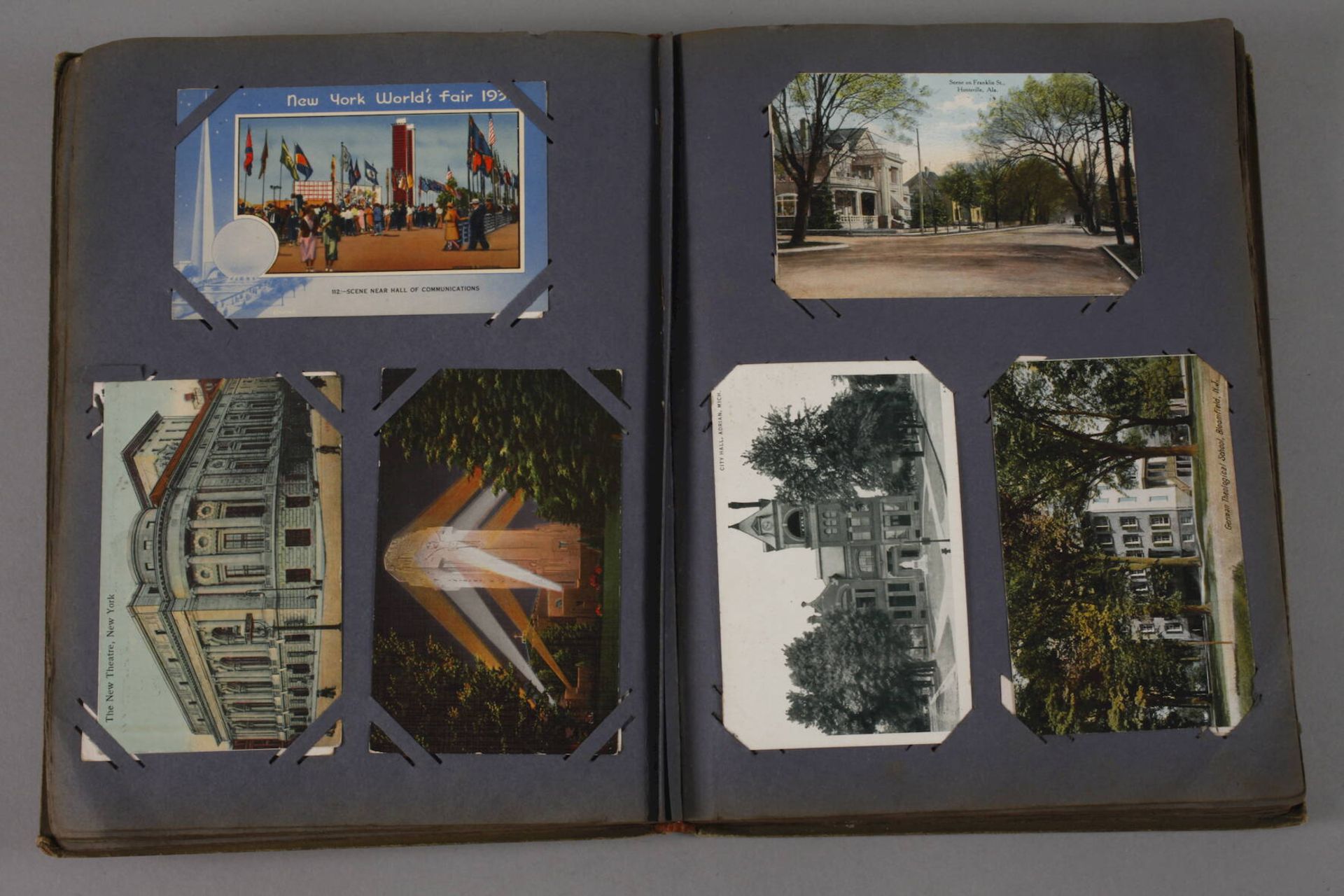 Ansichtskartenalbum Europavor 1945, ca. 300 vorwiegend topographische Ansichtskarten, teilweise - Bild 4 aus 8