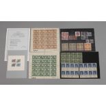 Briefmarkensammlernachlass AD, DR und Gebiete6 Alben, meist gestempelt, einmal AD, dreimal DR mit