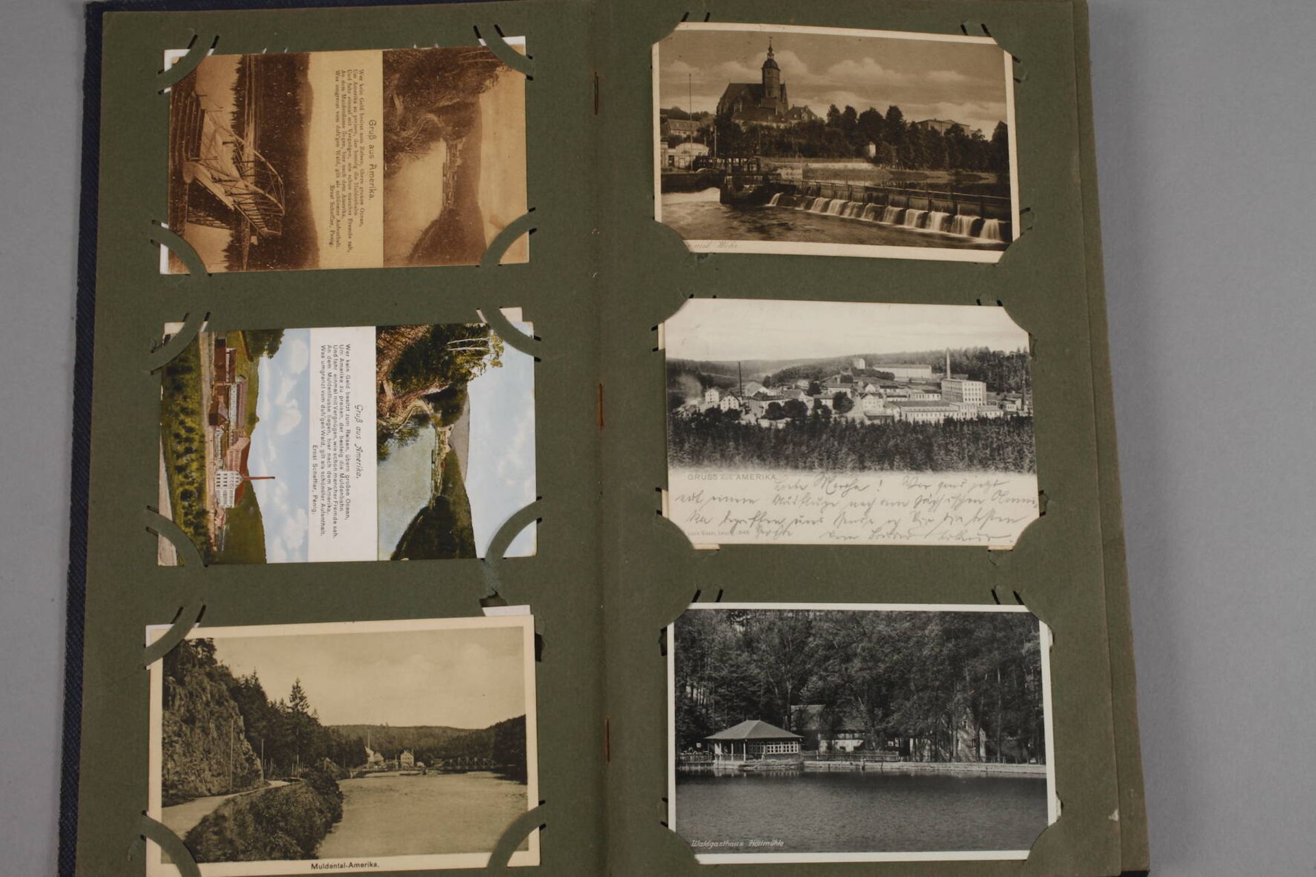 Ansichtskartenalbum Sachsenvor 1945, ca. 100 topographische Ansichtskarten von Plauen, Penig, - Bild 2 aus 8