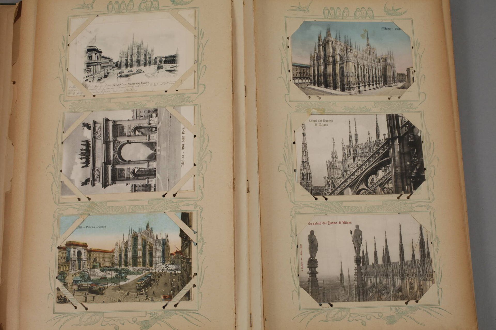 Ansichtskartenalbum Europavor 1945, ca. 420 topographische Ansichtskarten, viel Italien, auch - Image 8 of 11