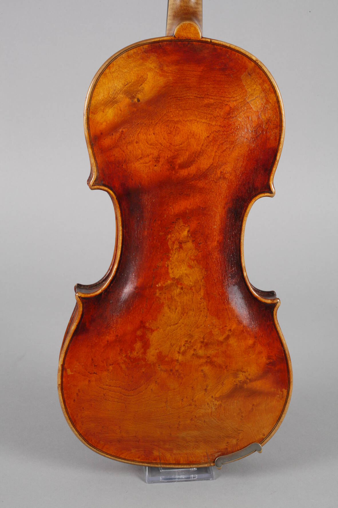 Violineauf Klebezettel gemarkt und datiert Luigi Fabius Venezia 1861, ungeteilter Wurzelholzboden in - Image 3 of 8