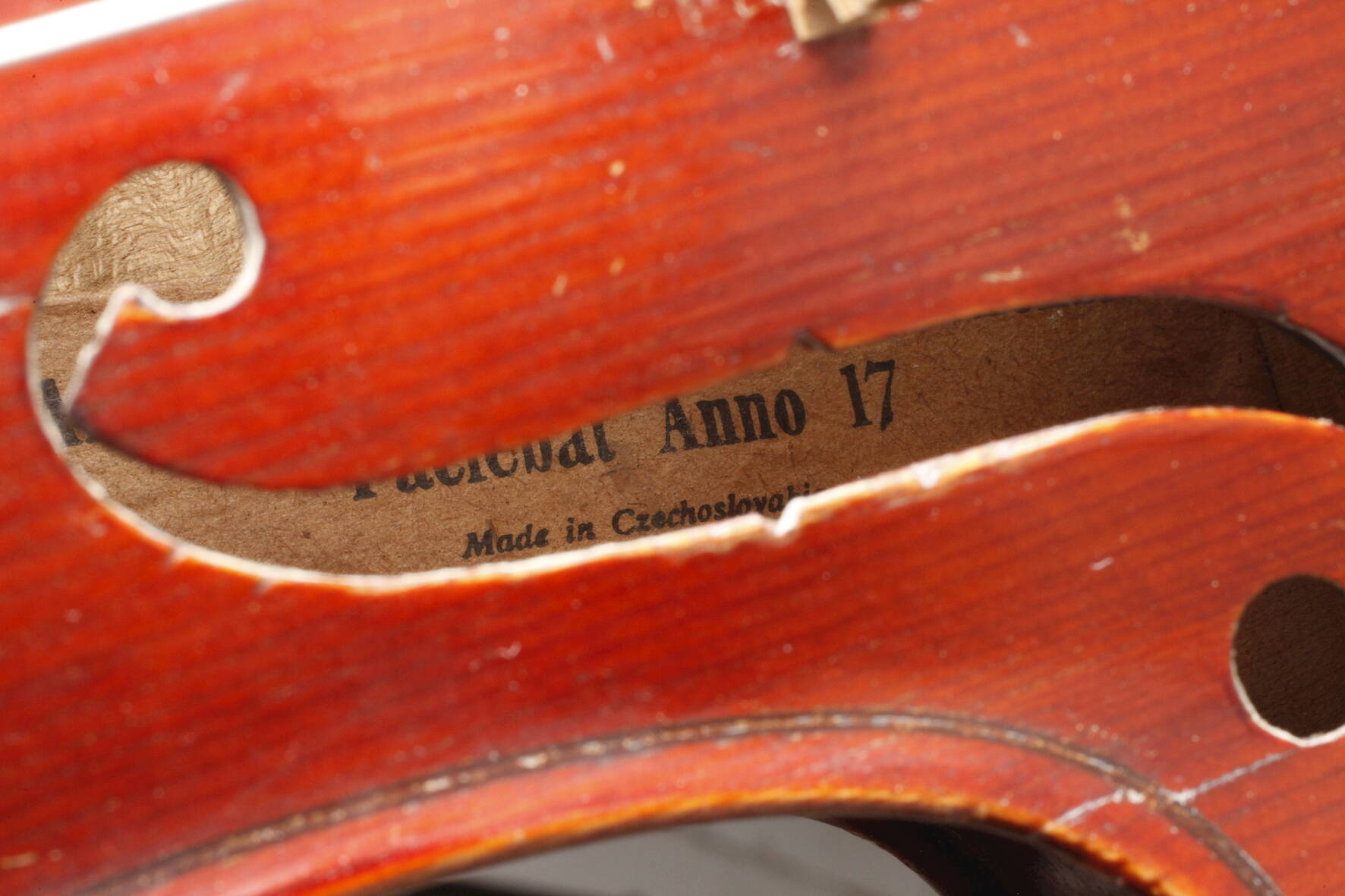 Violine1930er Jahre, innen auf Modellzettel bez. Antonius Stradivarius Cremonensis, Made in - Image 8 of 8