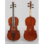 Violine1930er Jahre, innen auf Modellzettel bez. Antonius Stradivarius Cremonensis, geteilter,