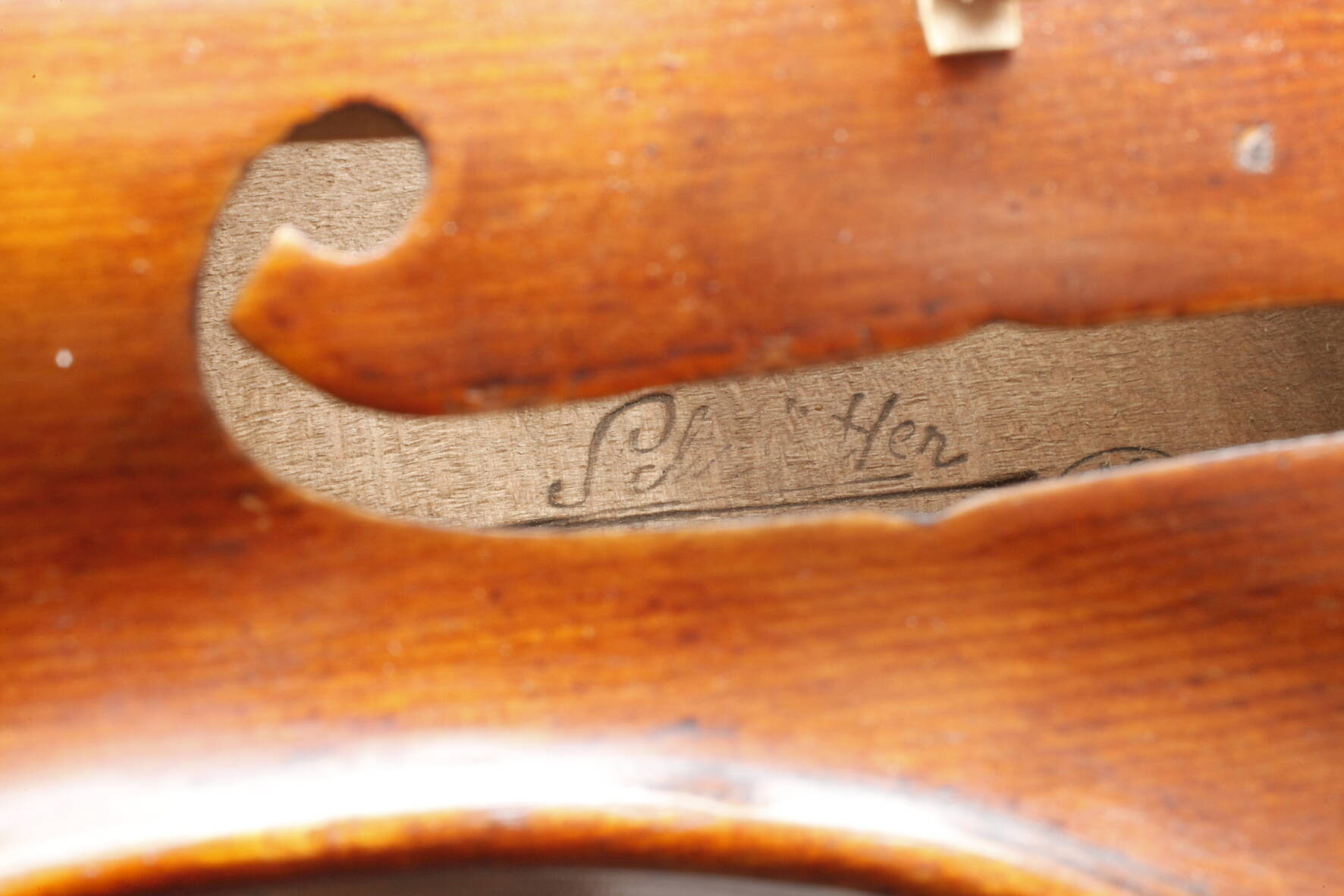 Violineum 1920, innen auf Klebezettel bezeichnet Ton-Instrument System Schrötter, Gossengrün bei - Image 7 of 9