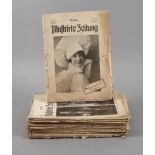 Konvolut Berliner Illustrirte Zeitung34. Jahrgang 1925 mit 51 Nummern, Alters- und Lesespuren,
