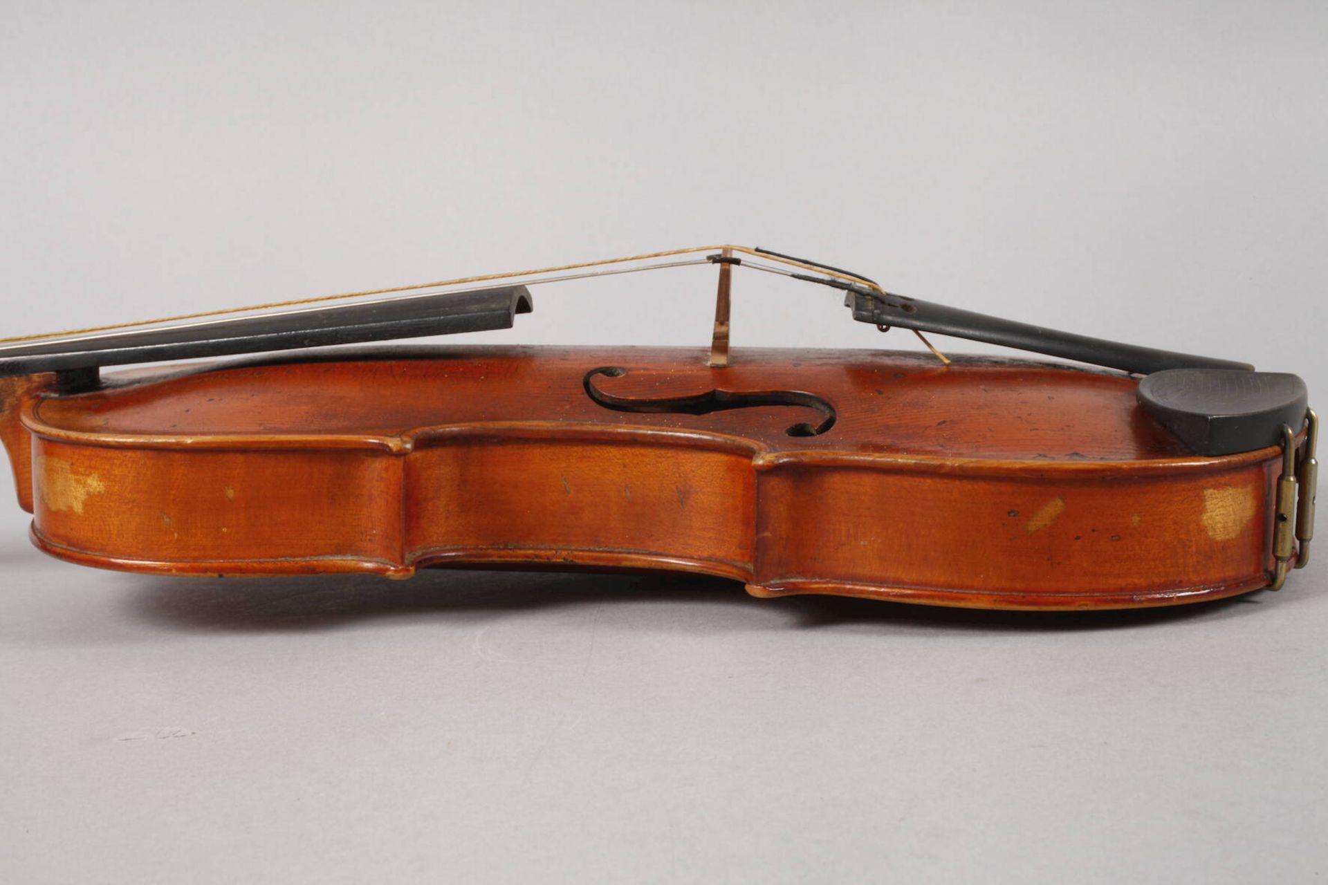 Violine im Etuium 1900, innen mit handschriftlichem Klebezettel Marcus Stainer Tiroll 1646, - Image 6 of 9