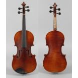 Violine1930er Jahre, auf Klebezettel bez. Jul. Heinr. Zimmermann Leipzig, Sankt Petersburg,