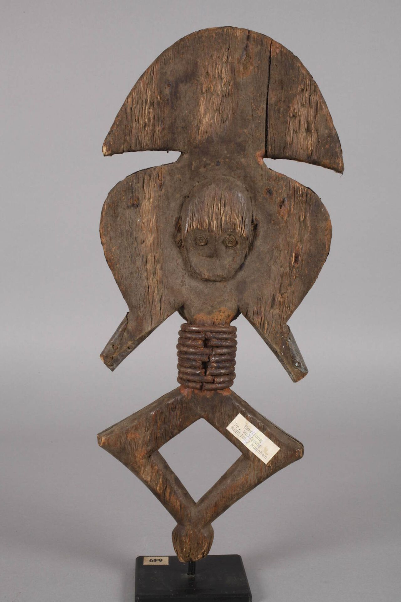 ReliquiarfigurGabun/Kongo, der Volksgruppe der Kota zugeordnet, auch Mbulu-Ngulu genannt, Tropenholz - Bild 4 aus 5