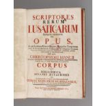 Scriptores rerum Lusaticarumantiqui & recentiores, seu opus, in quo Lusaticae Gentis Origines, Res