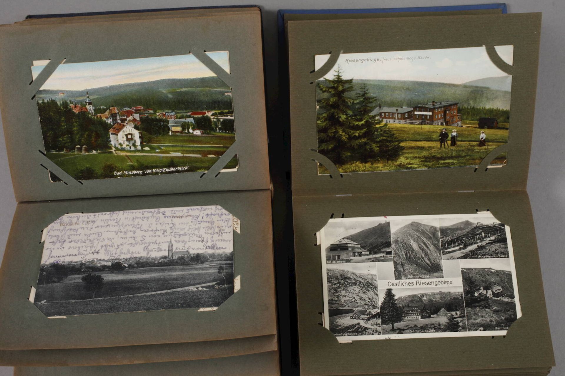 Paar Ansichtskartenalbenvor 1945, ca. 175 vorwiegend topographische Ansichtskarten ehemalige - Image 5 of 7