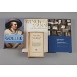 Konvolut Fachliteratur Goethebestehend aus 4 Büchern: "Steine rahmen, Tiere taxieren, Dinge