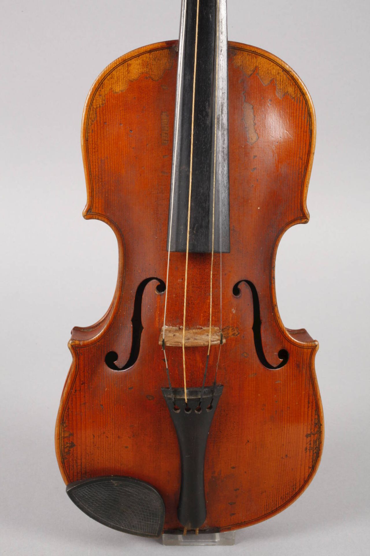 Violine im Etuium 1900, innen mit handschriftlichem Klebezettel Marcus Stainer Tiroll 1646, - Image 2 of 9