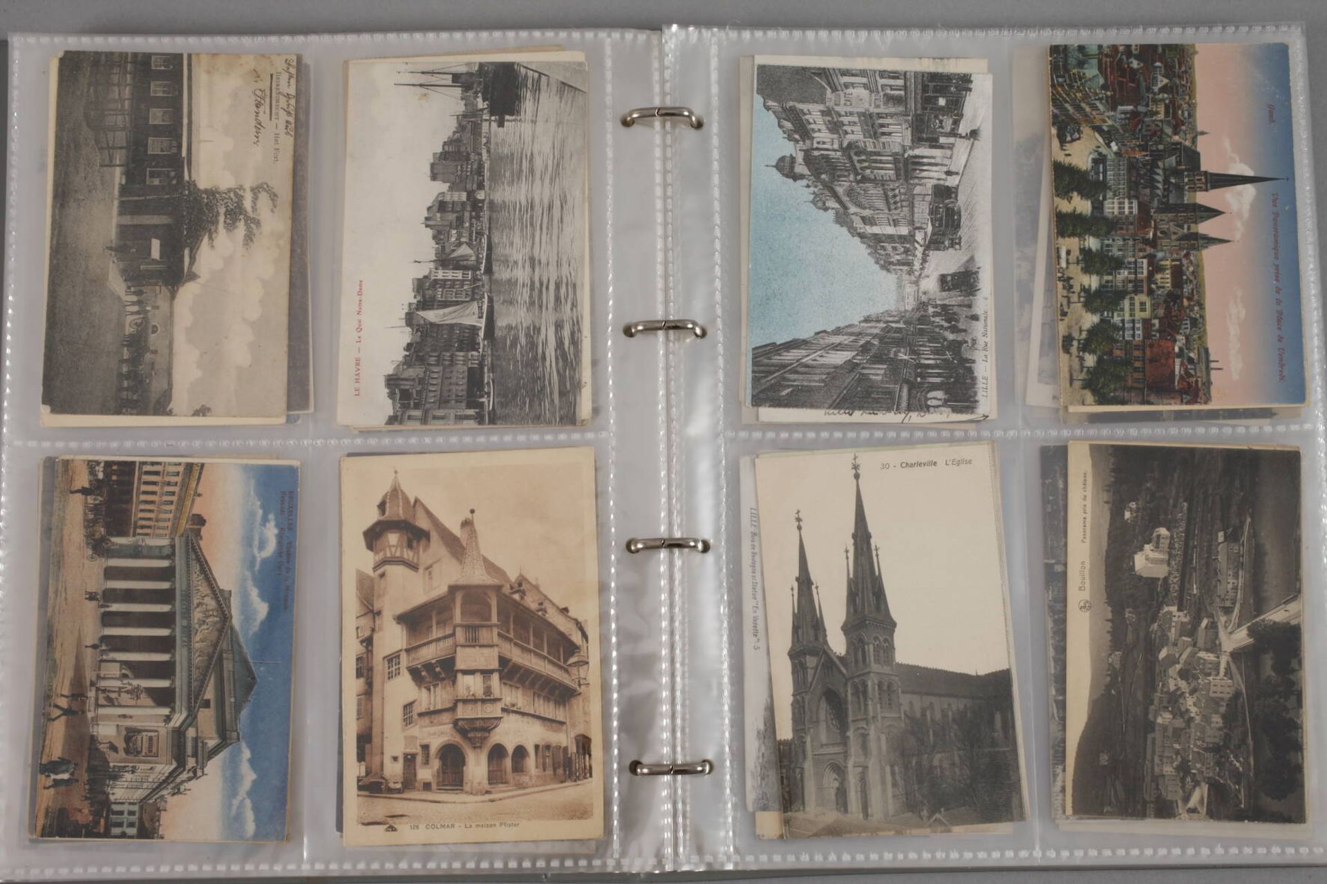 Sammlung Ansichtskartenvor 1945, ca. 260 vorwiegend topographische Ansichtskarten Frankreich, - Image 4 of 6