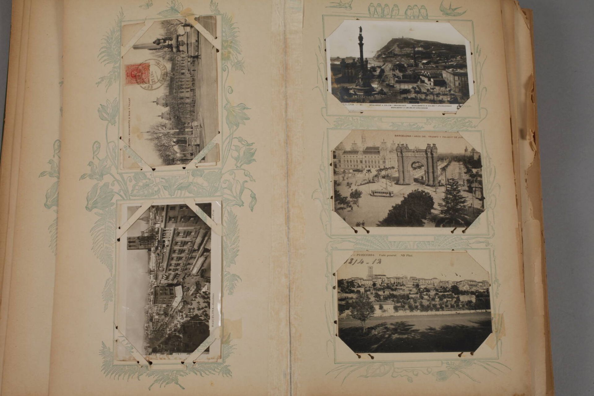 Ansichtskartenalbum Europavor 1945, ca. 420 topographische Ansichtskarten, viel Italien, auch - Image 3 of 11