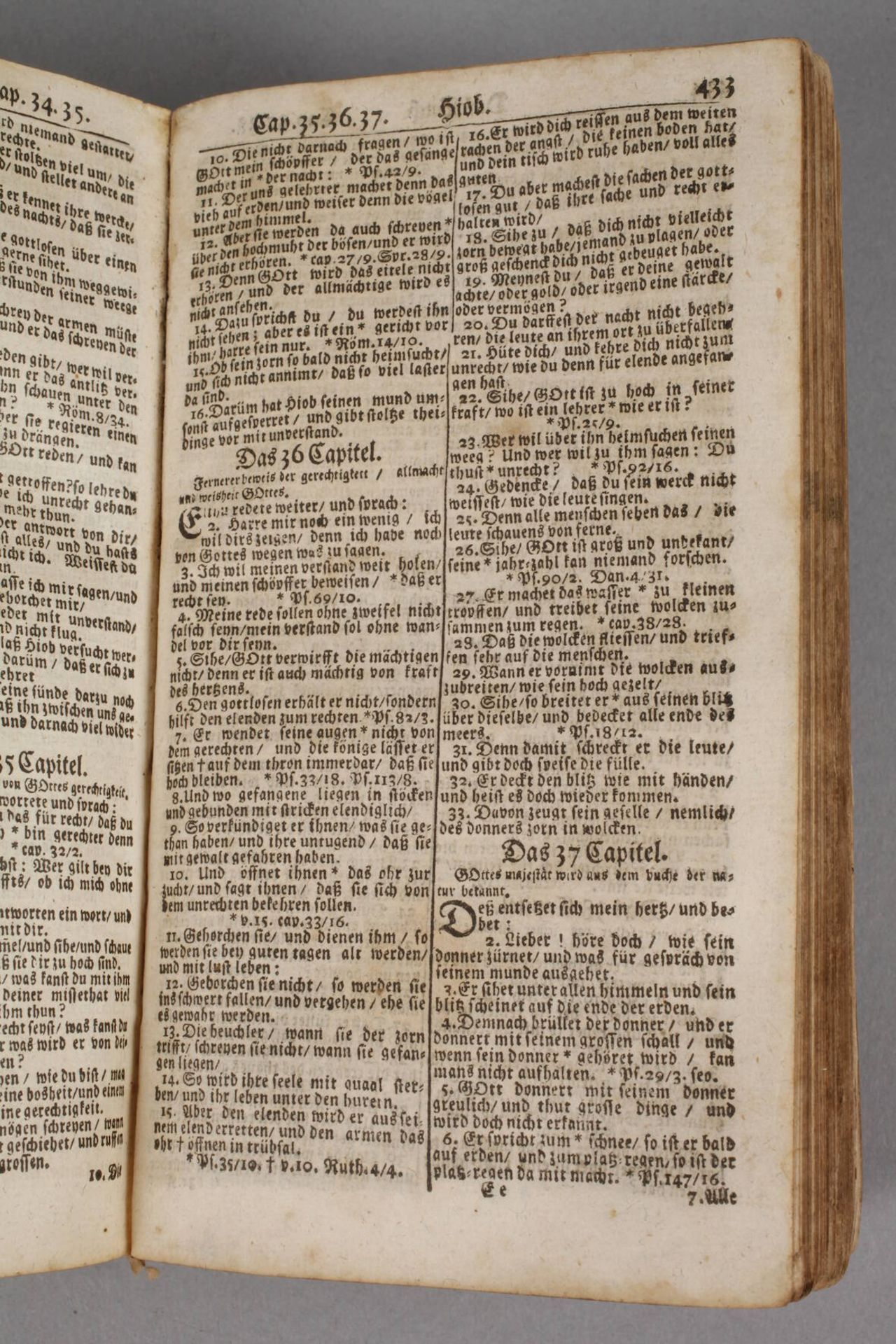 Kleine Bibel 1733Titelseite des Alten Testaments nicht erhalten, Neues Testament Lemgo bei Meyers - Image 3 of 3