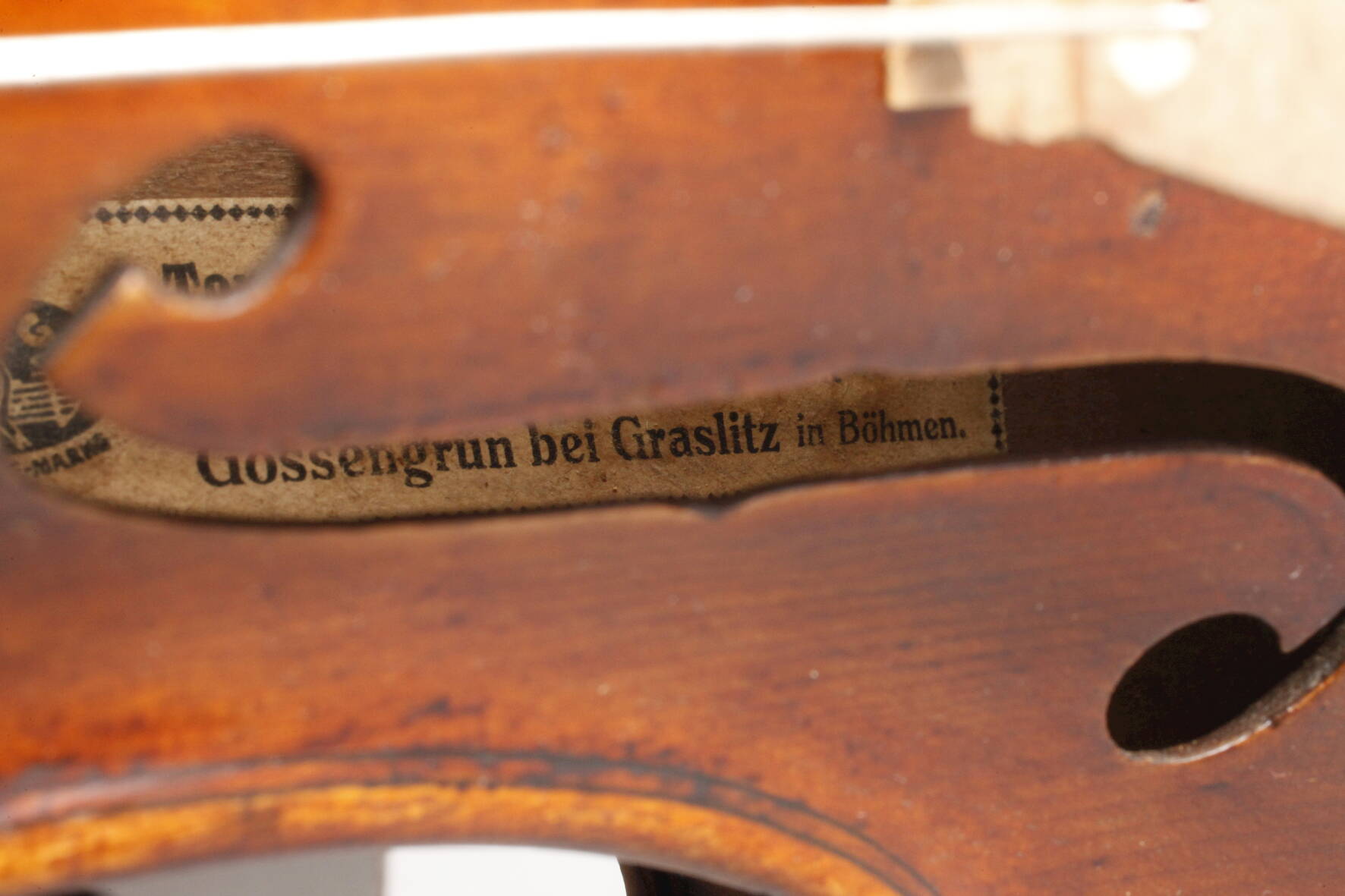 Violineum 1920, innen auf Klebezettel bezeichnet Ton-Instrument System Schrötter, Gossengrün bei - Image 9 of 9