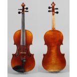 Violineum 1920, innen auf Klebezettel bez. Braun & Hauser München Saiteninstrumente, ungeteilter,