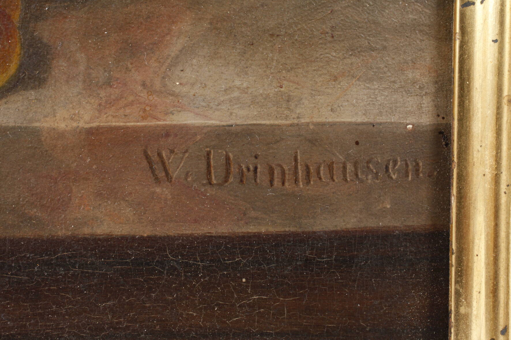 Wilhelm Drinhausen, Früchtestilllebenherbstlich arrangiertes Stillleben von Weintrauben und - Image 3 of 6