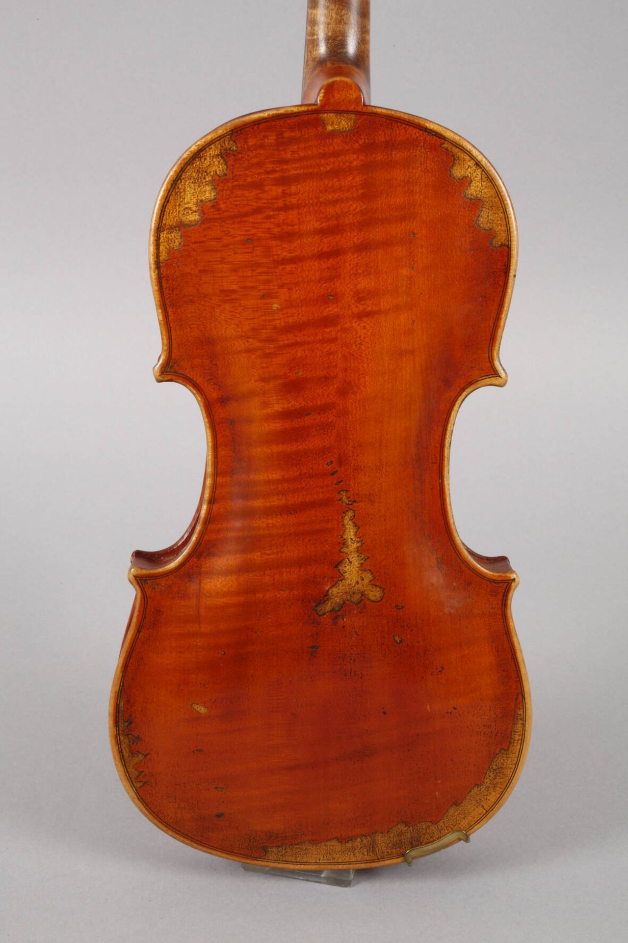 Violine im Etuium 1900, innen mit handschriftlichem Klebezettel Marcus Stainer Tiroll 1646, - Image 3 of 9