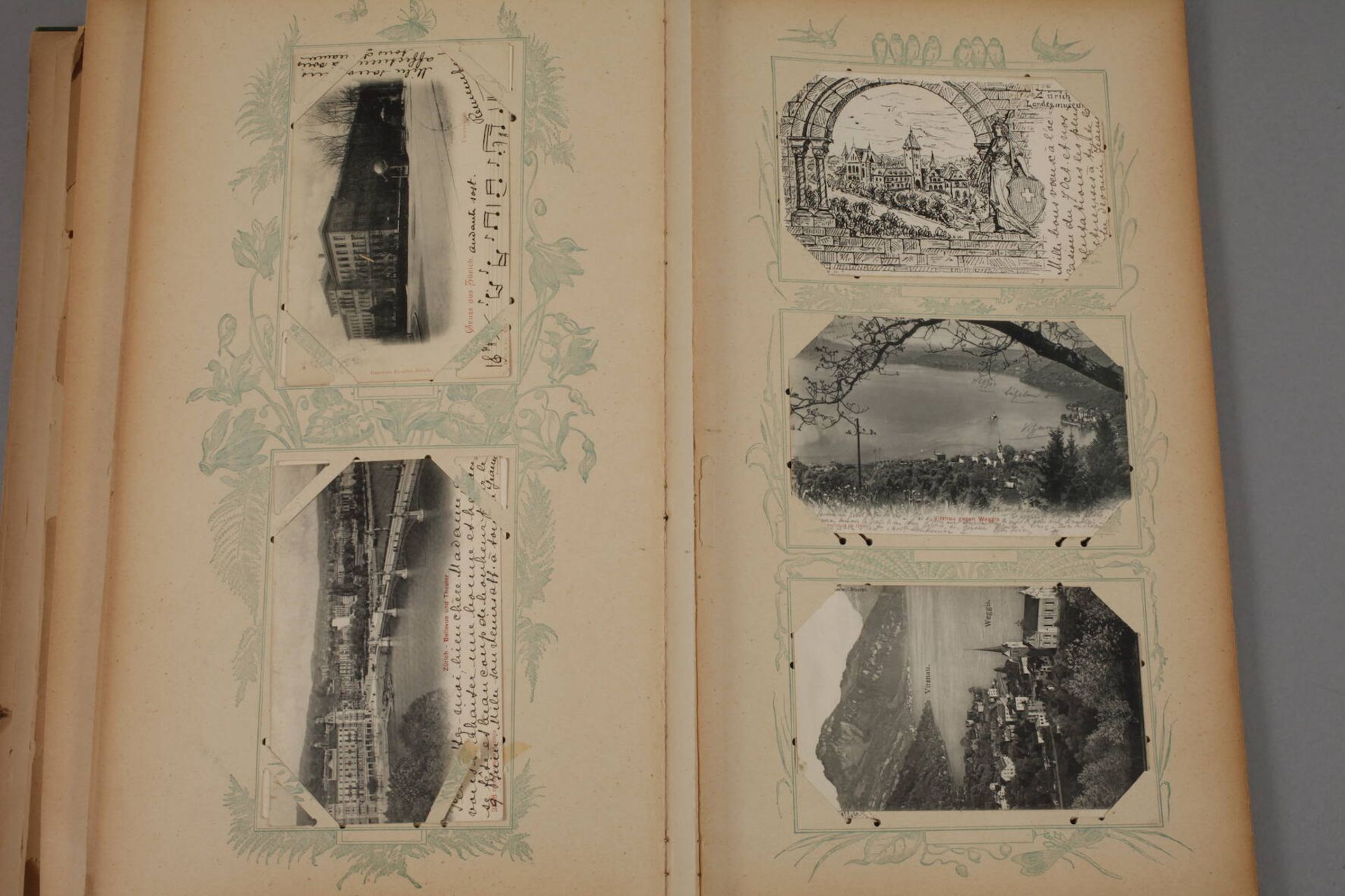 Ansichtskartenalbum Europavor 1945, ca. 420 topographische Ansichtskarten, viel Italien, auch - Image 9 of 11