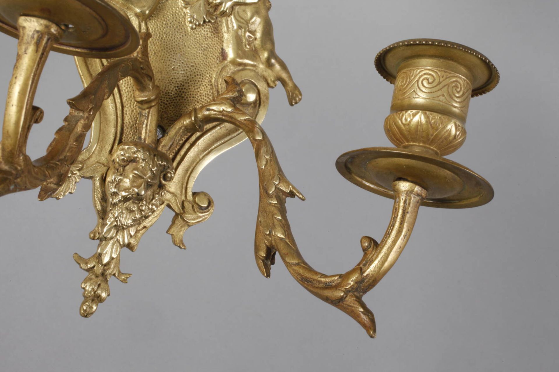 Paar WandblakerFrankreich, 2. Hälfte 19. Jh., Bronze mehrteilig gegossen und montiert, im - Image 4 of 6