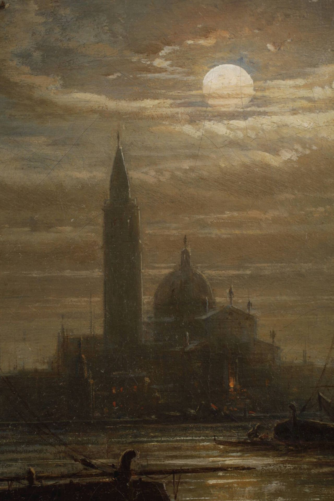 Ludwig Mecklenburg, Mondnacht in VenedigNocturne am Canal Grande, der seit dem Barock vornehmlich in - Image 6 of 13