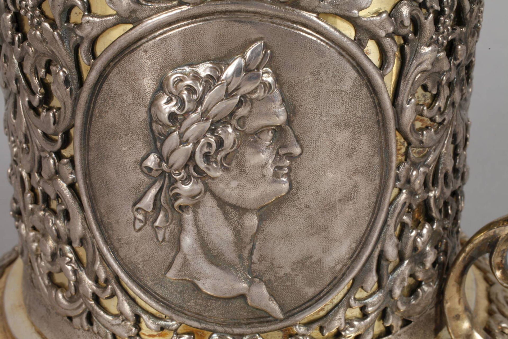 Musealer Augsburger SilberhumpenMeistermarke von Adolf Gaap, Meister ab 1664, stirbt 1695, - Bild 7 aus 18