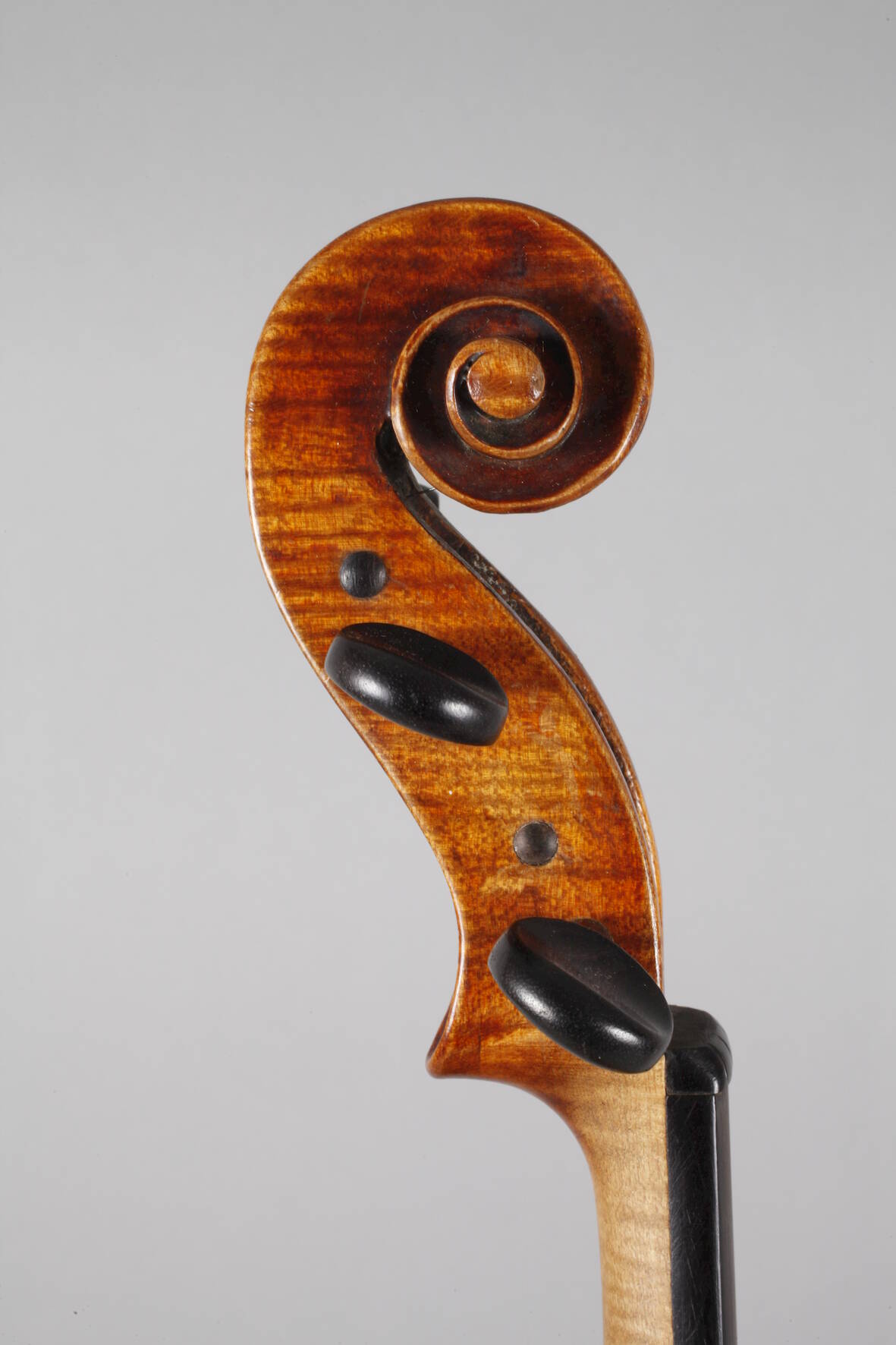 Violineauf Klebezettel gemarkt und datiert Luigi Fabius Venezia 1861, ungeteilter Wurzelholzboden in - Image 4 of 8