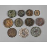 Buntes Konvolut alte MünzenStuiver VOC 1792 (Vereenigde Oostindische Compagnie) G ca. 16,6 g, sieben