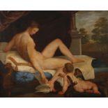 Venus und Amor, Klassizistischmythologische Darstellung der Göttin der Liebe und des erotischen