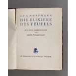 E. T. A. HoffmannDie Elixiere des Teufels, mit acht Radierungen von Ernst Wetzenstein, Weimar