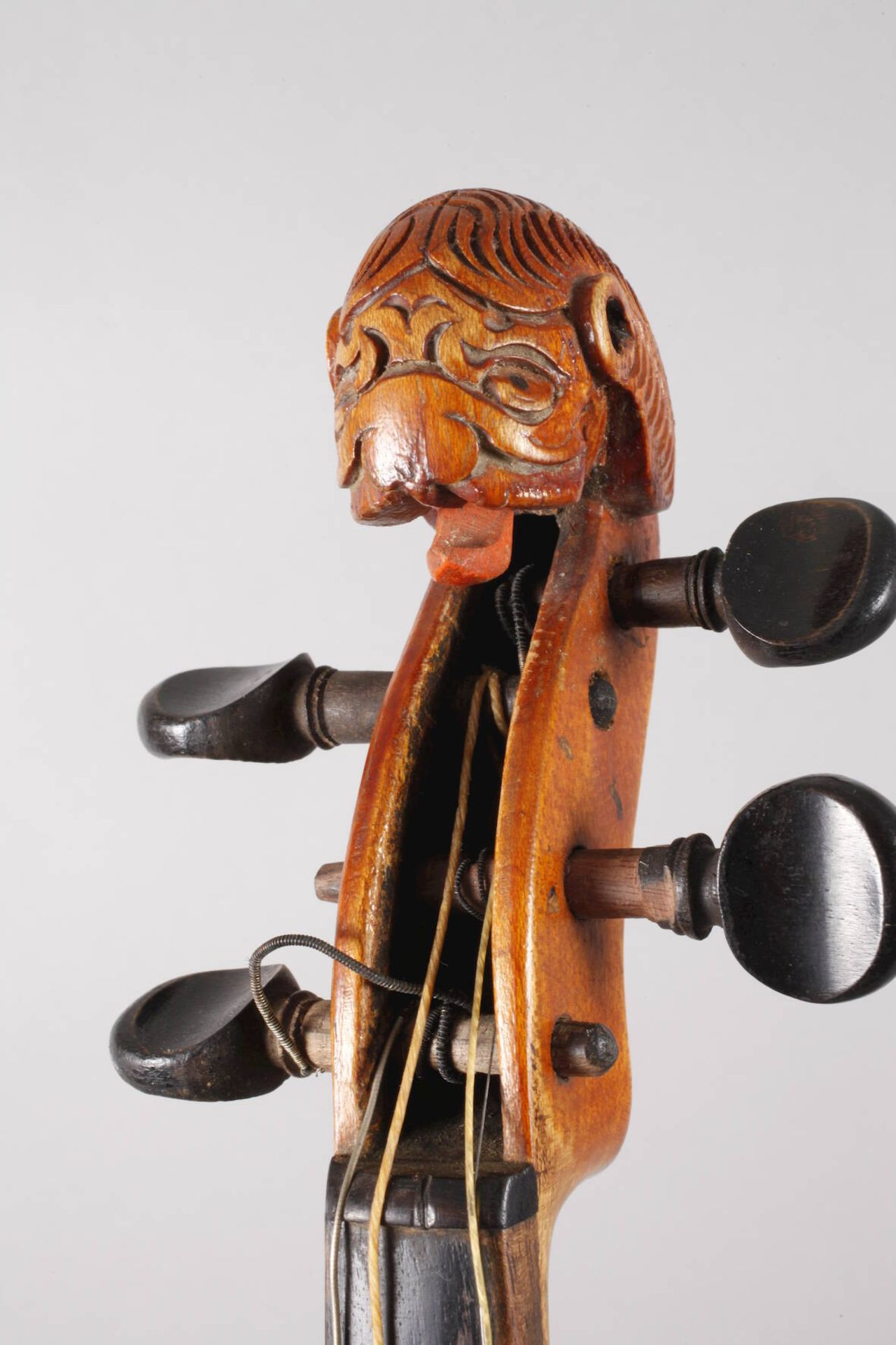 Violine im Etuium 1900, innen mit handschriftlichem Klebezettel Marcus Stainer Tiroll 1646, - Image 5 of 9