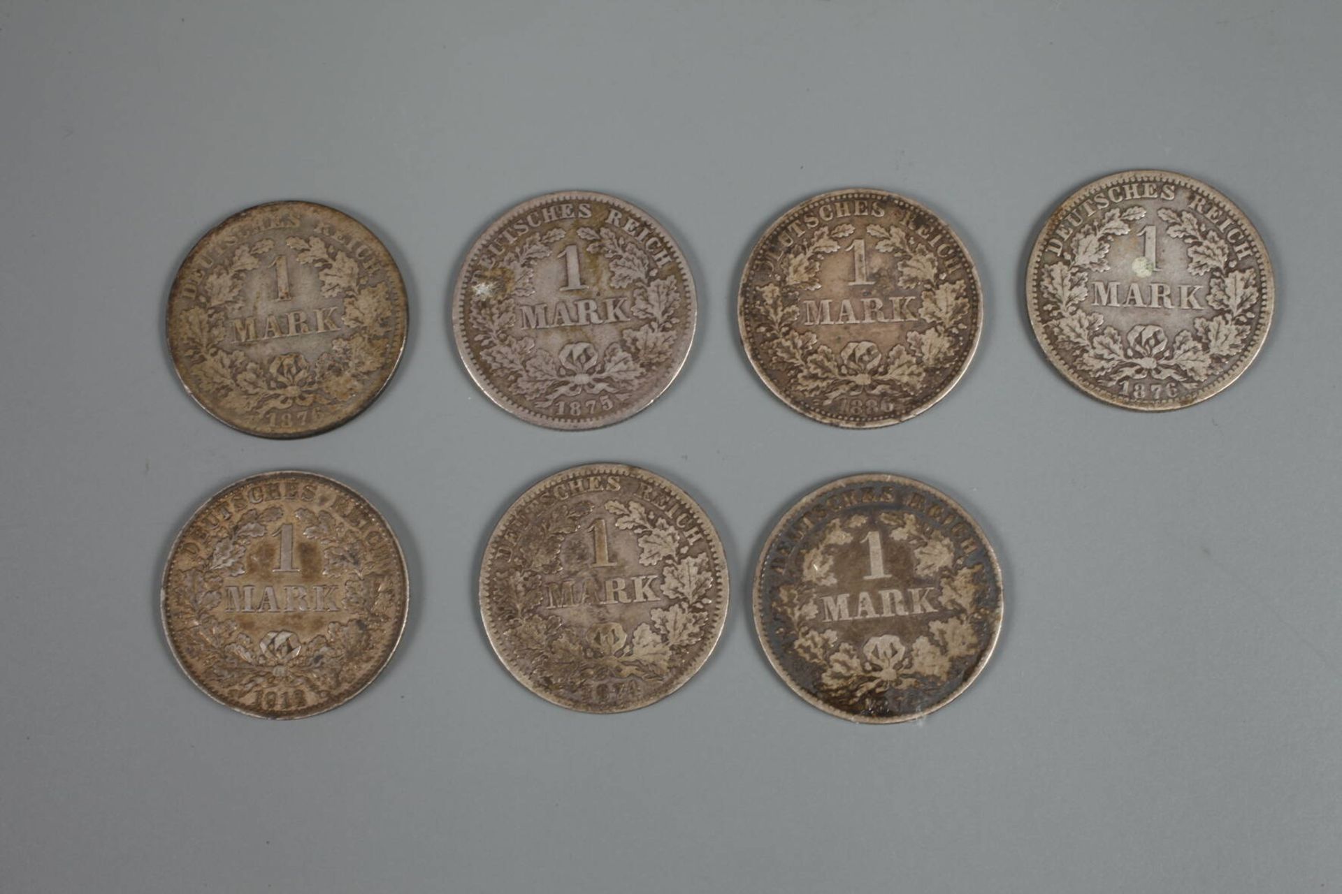 Konvolut Münzen und Geldscheine DR5 Mark Preußen 1876 (ss) und 1913 (ss+), 3 Mark Bayern 1913 ( - Image 4 of 6