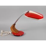 Tischlampe Spanien1950er Jahre, am Boden gemarkt „fase modelos patentatos Madrid“, mit Eisenguss