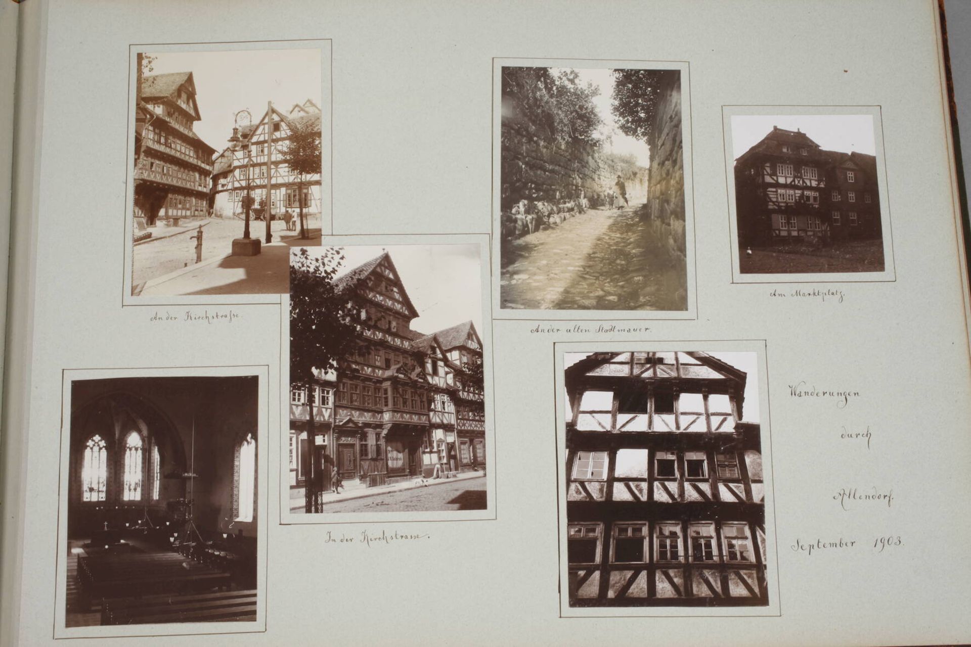 Fotoalbum um 190321 Blatt, mit Aufnahmen aus Schweizermühle in der Sächsischen Schweiz, Bad Soden- - Image 3 of 7