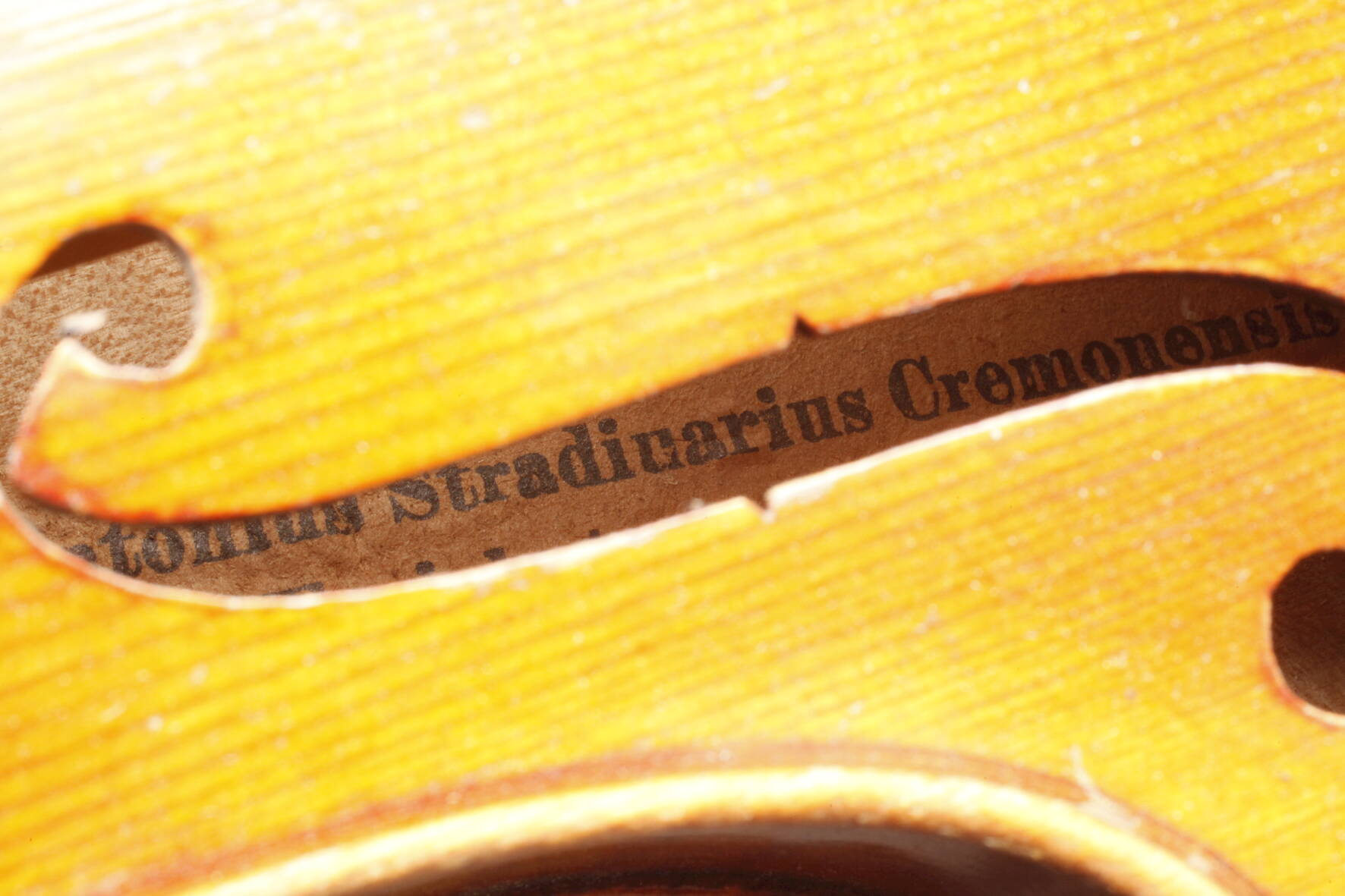 ViolineMitte 20. Jh., auf Modellzettel bezeichnet Antonius Stradivarius Cremonensis 1736, geteilter, - Image 6 of 7