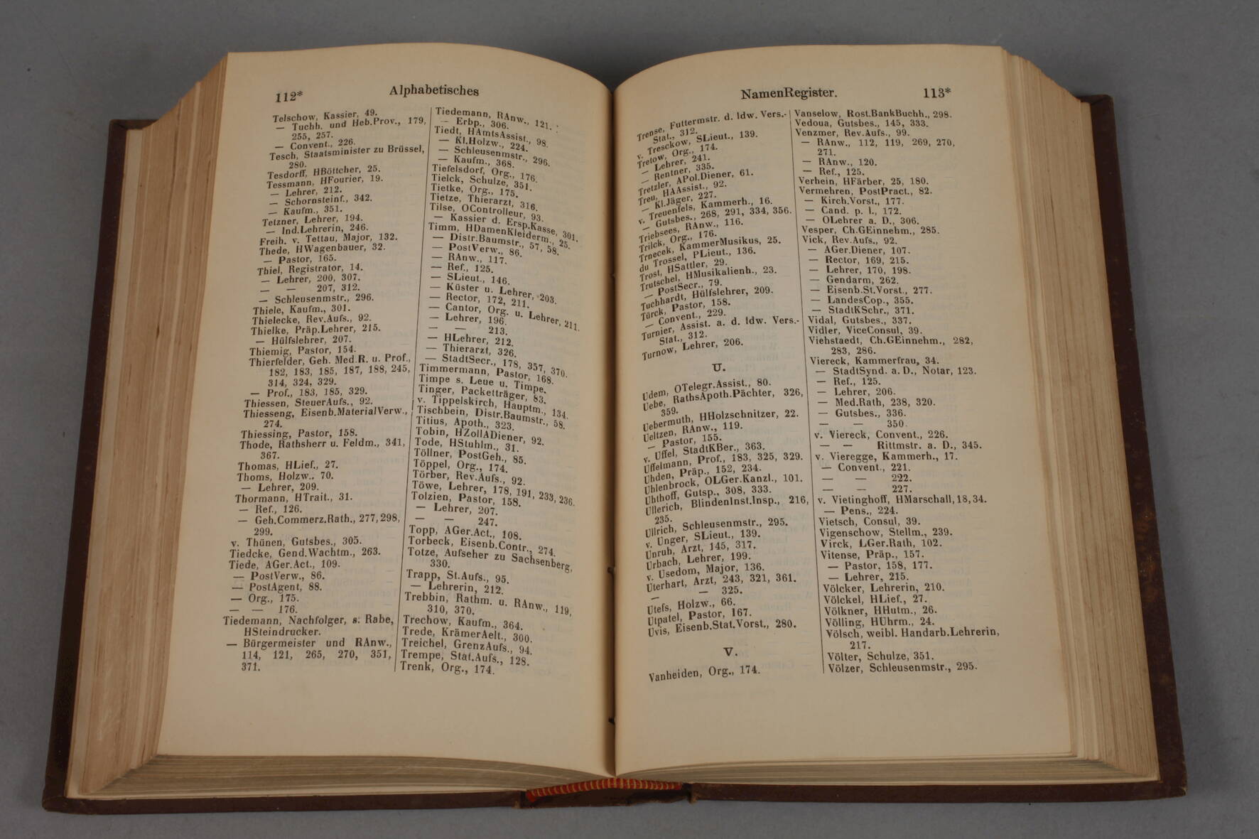 Staatskalender Mecklenburg-Schwerin1887, Format 8°, LII, 387, 120, 430 S., originaler geprägter - Image 3 of 3