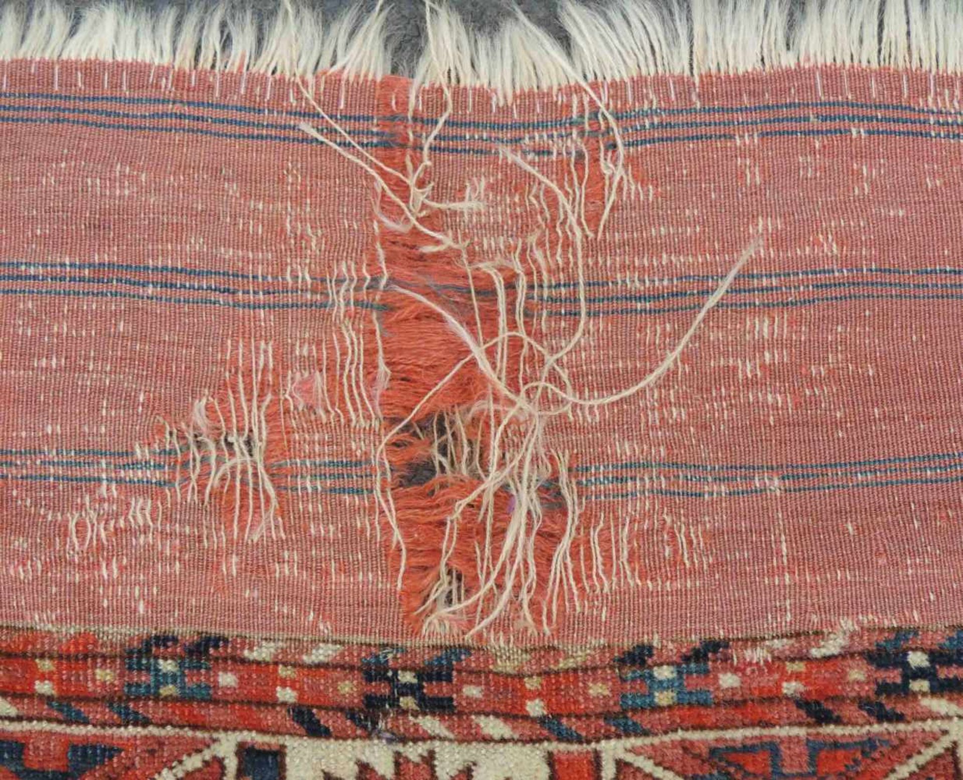 Tekke main carpet. Turkmenistan. Antique. Mid 19th century. - Image 11 of 12
