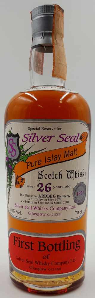 Ardbeg - Silver Seal, Pure Islay Malt, 26 year old Whisky. First Bottling. - Image 2 of 7