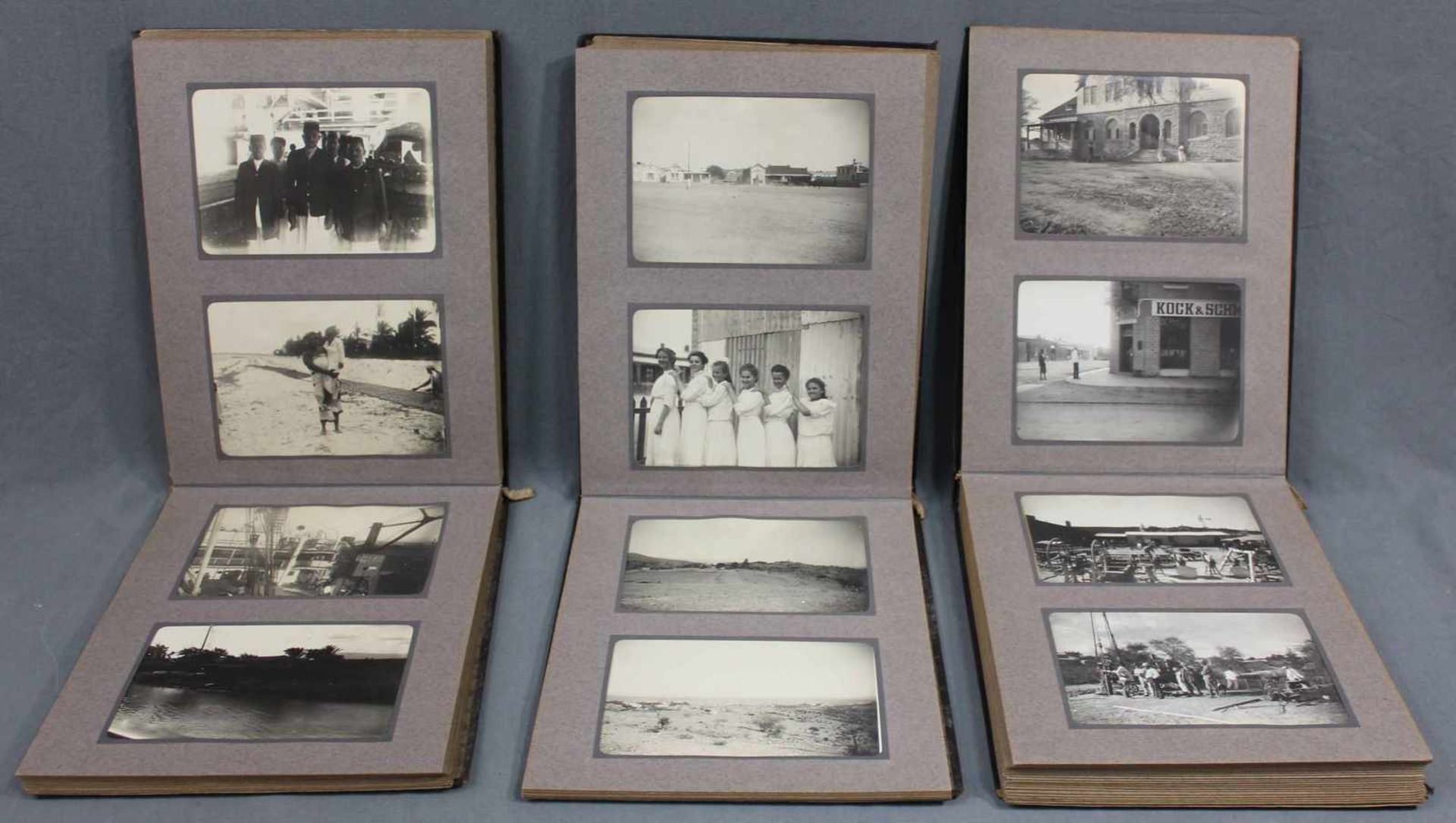 "Souvenir of D. S.W. Africa". Three picture albums, around 1912. - Bild 8 aus 10