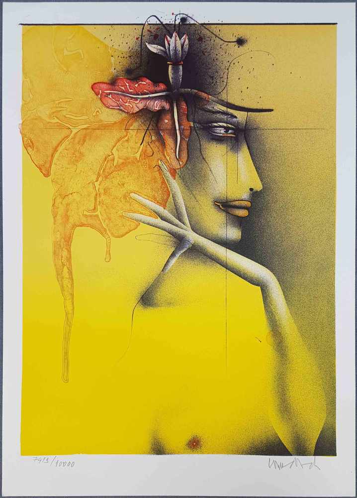 Paul WUNDERLICH (1927 - 2010). "Tête de Femme", from "Die Kunst der Graphik"< - Image 10 of 13