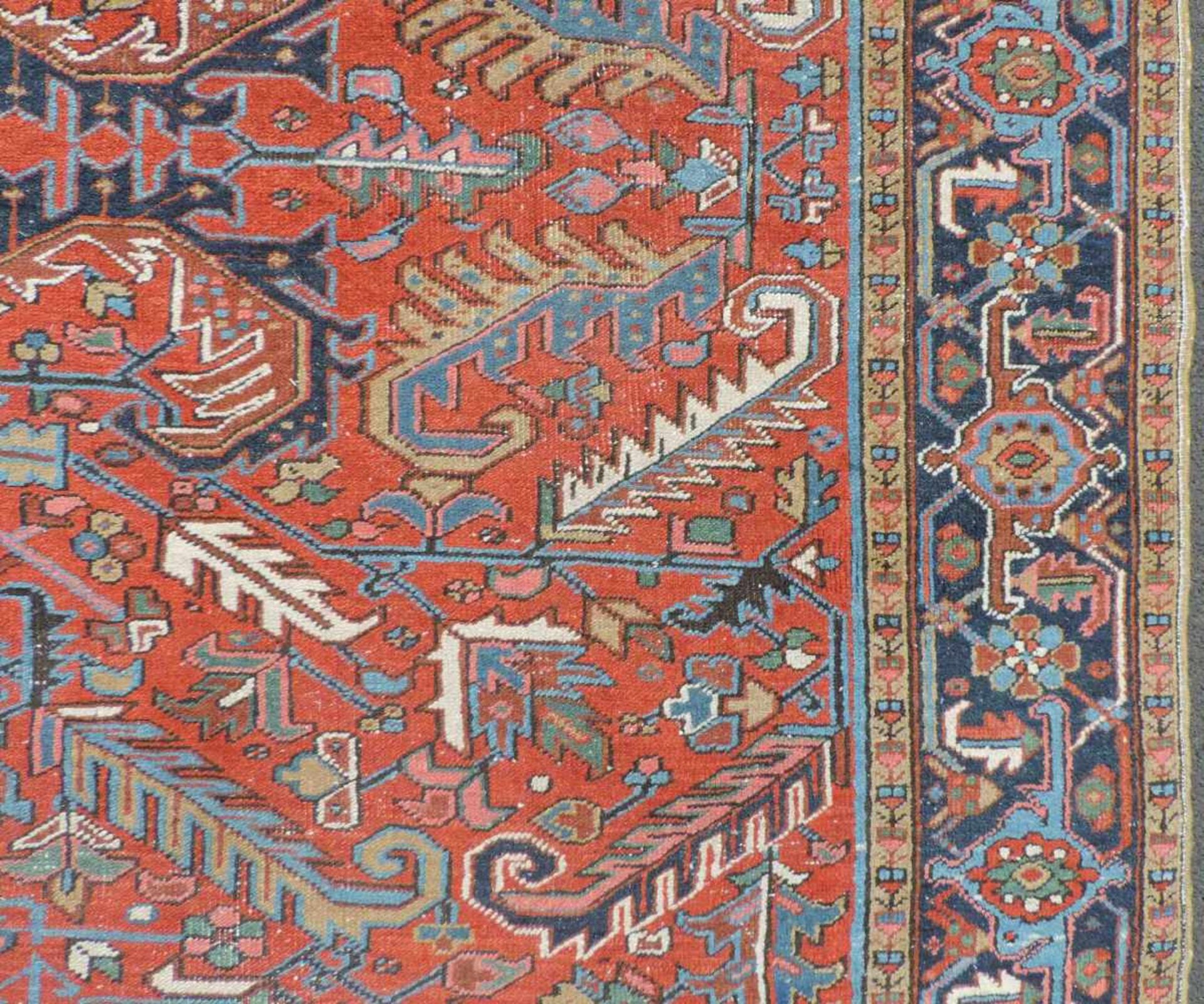 Heriz Persian carpet. Iran. Old, around 1940. - Image 12 of 14