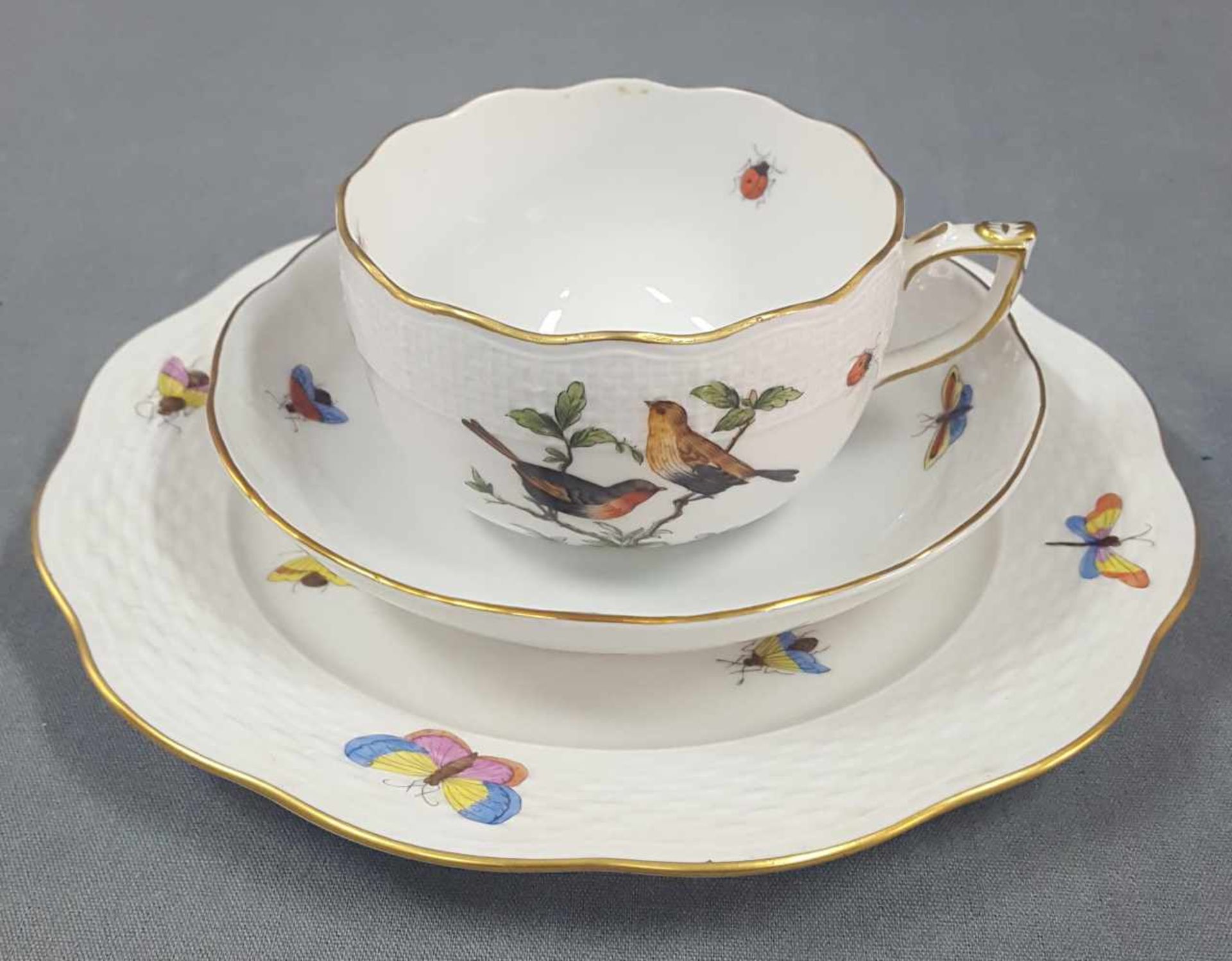 Herend Porcelain. Coffee service for at least 9 people. - Image 8 of 9